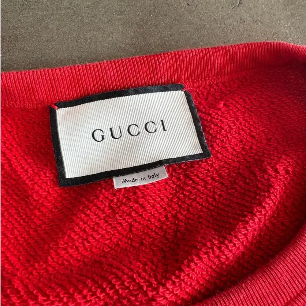 Gucci x MLB Sylvie Web Accent SF Sweatshirt Mens L